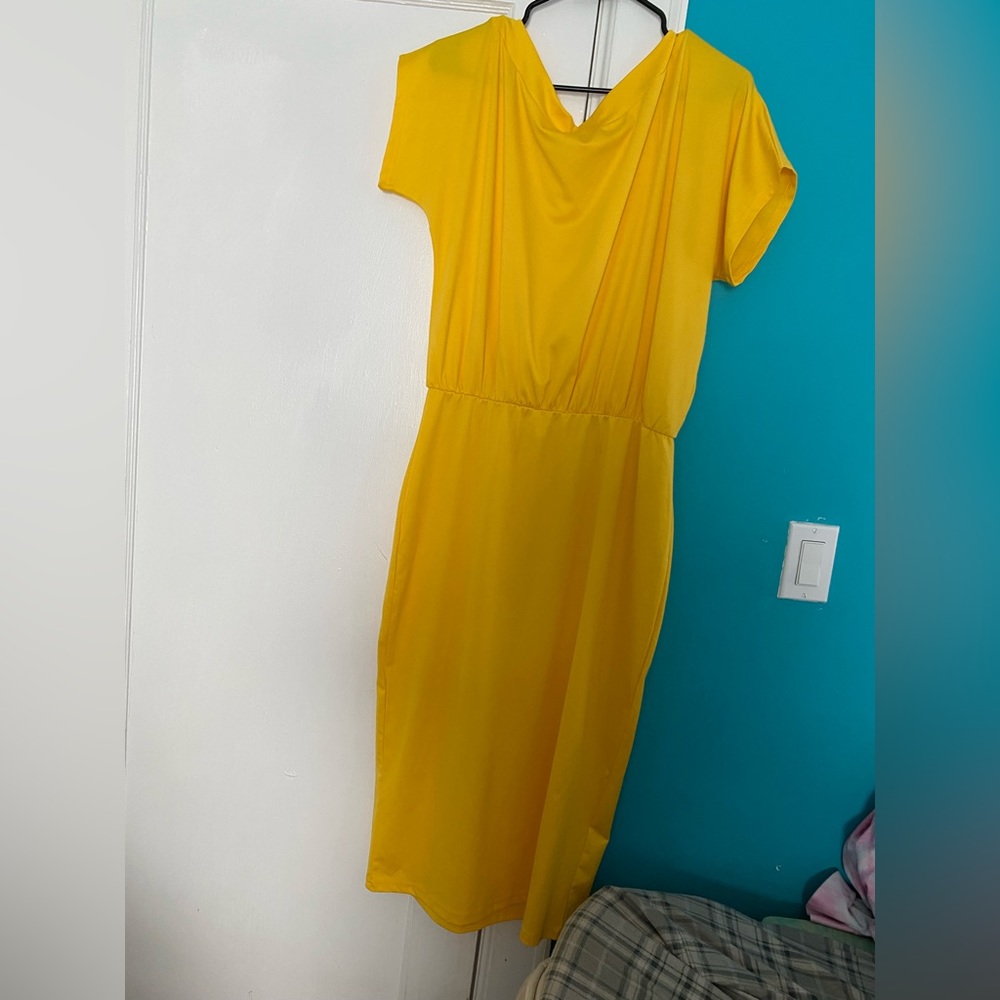 GRACE KARIN  dress for women size L color yellow condition new - Picture 4 of 6